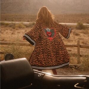 Dressed in LALA Sacred Heart Kimono Bomber